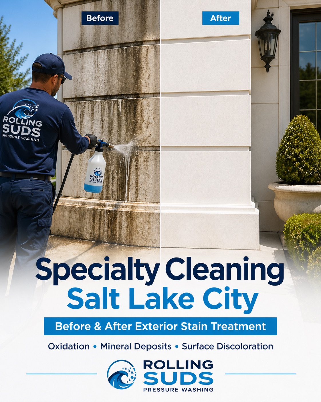 Specialty Cleaning Salt Lake City stain removal and exterior cleaning