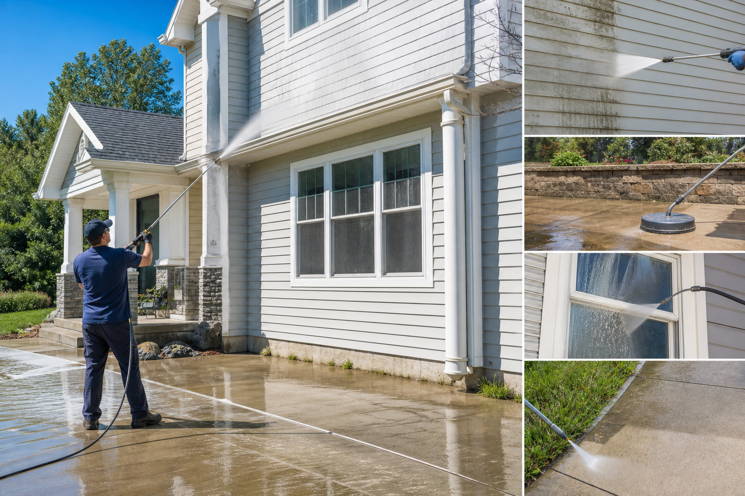 House washing and soft washing for a Salt Lake City home exterior