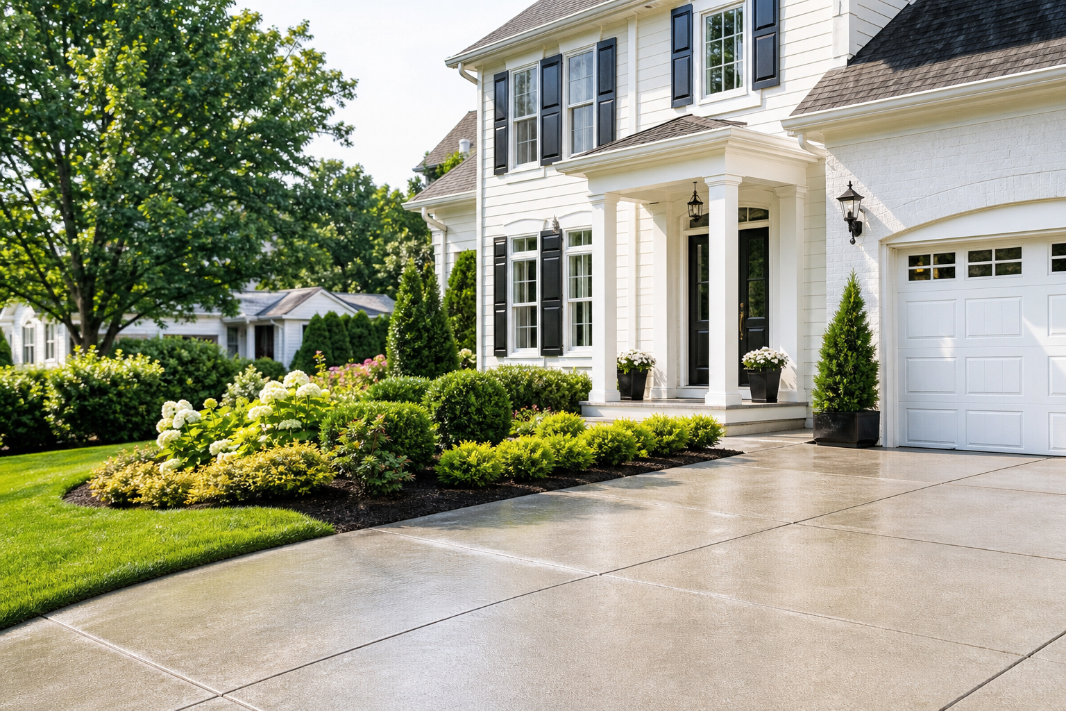 Clean summer home exterior that highlights curb appeal and property value