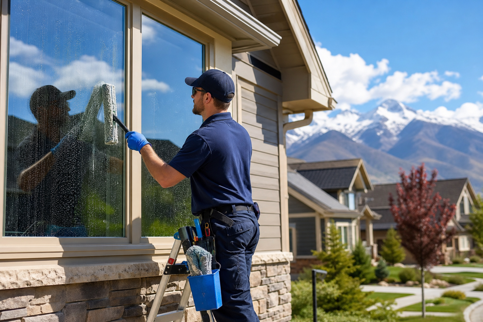 Residential window cleaning for clearer brighter homes in Heber City UT