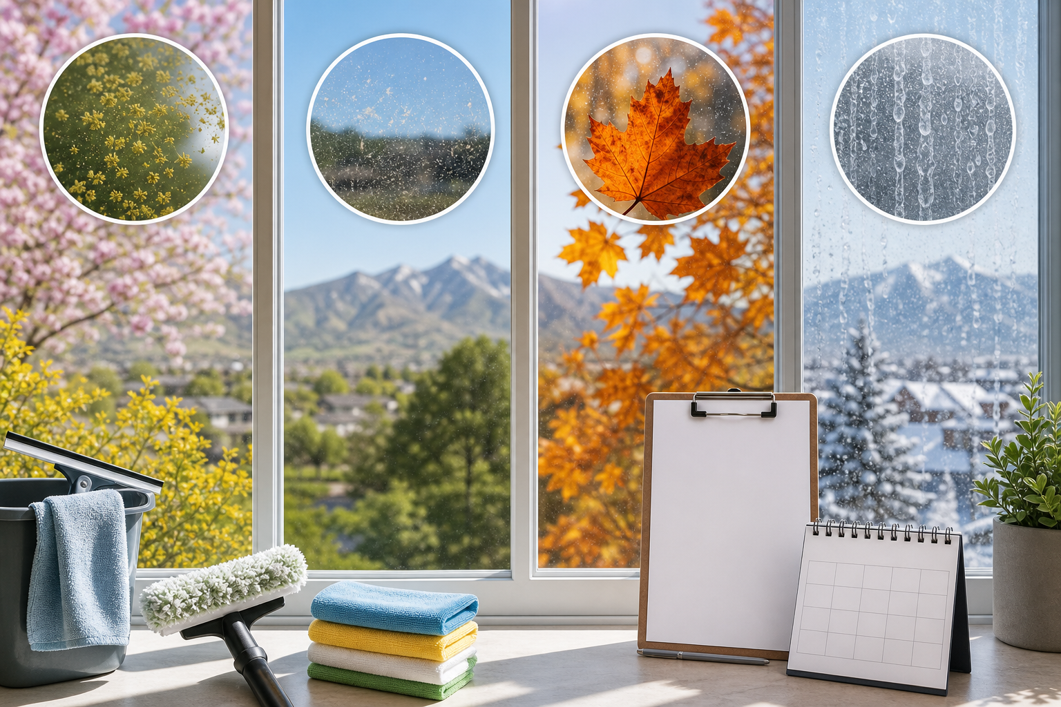 Seasonal window care in Utah with pricing and free quote planning.